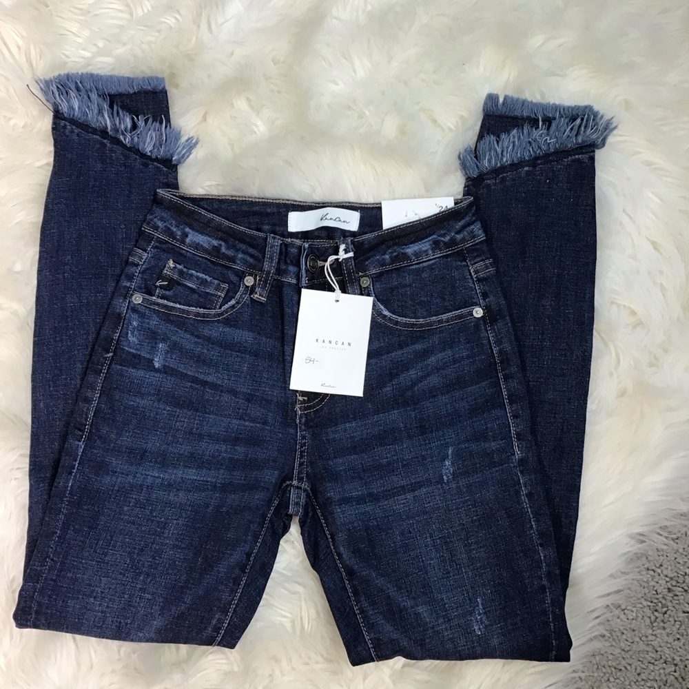 Kancan midrise ankle skinny nwt